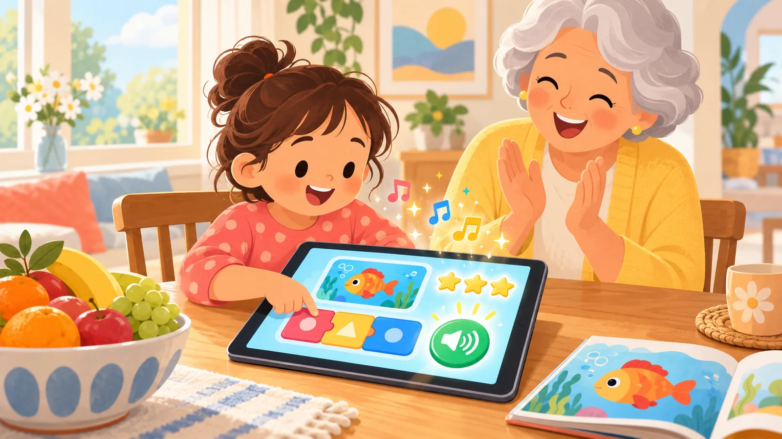 Trò chơi ghép vần tiếng Việt cho con: app có nút đọc to, làm bằng Gemini Canvas (không cần biết code)