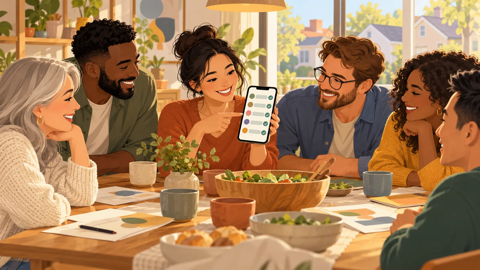 Tự làm "sổ hụi" bằng Gemini Canvas: ai đã góp, ai đã hốt, kỳ tới tới ai, không cần biết code