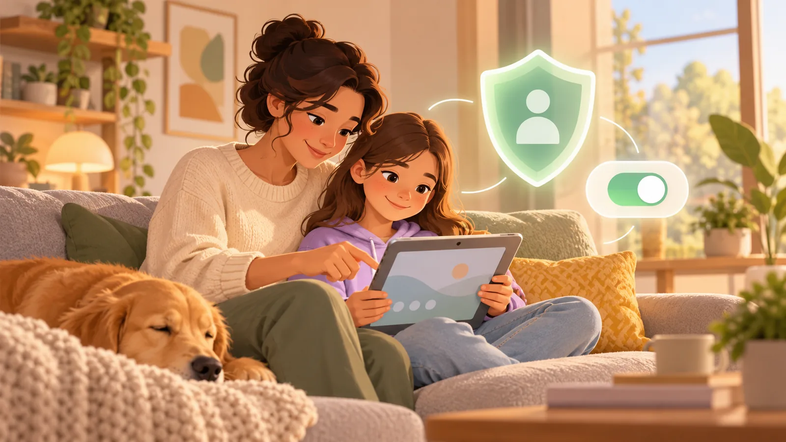 Cho con dưới 13 tuổi dùng Gemini an toàn: ba mẹ bật, tắt bằng Family Link và dặn con 3 điều